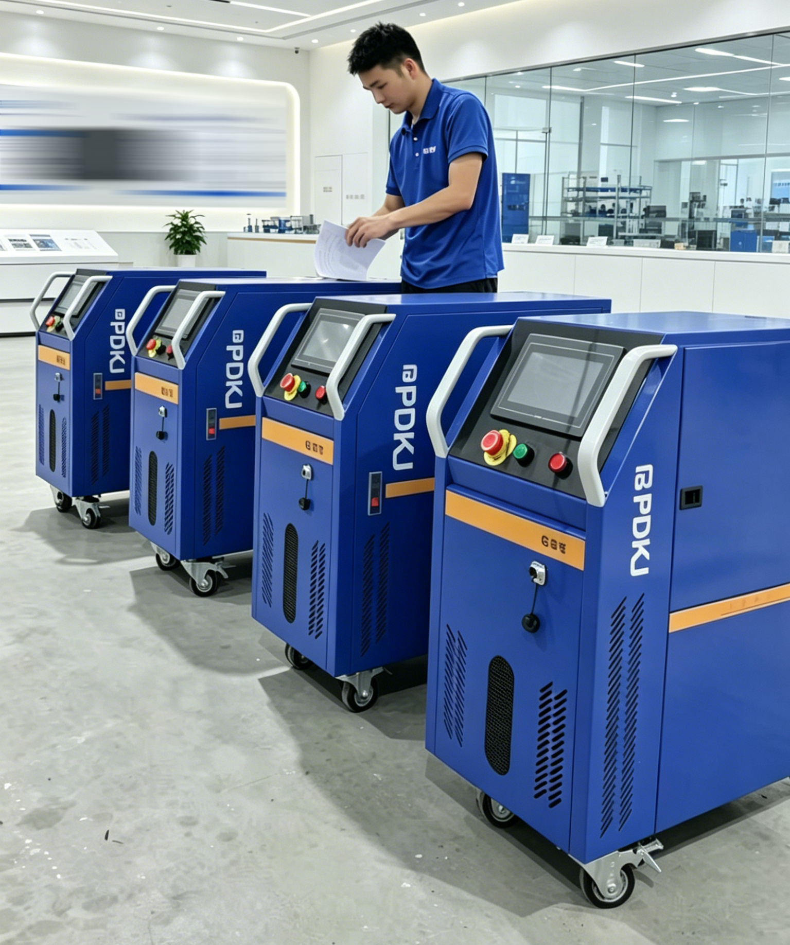 Luftgek&uuml;hlte Laserschwei&szlig;maschine