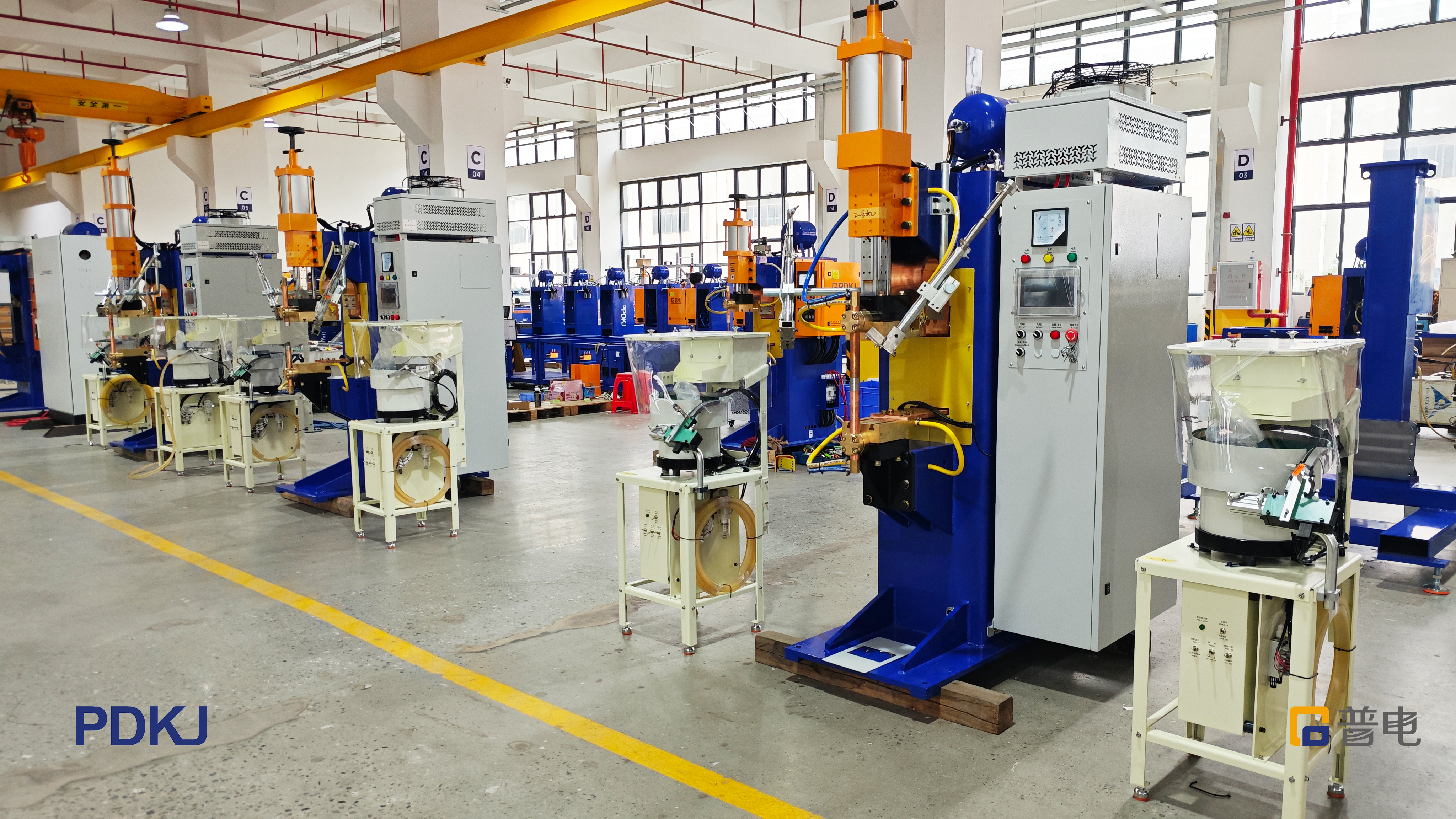 Industrielle Punktschwei&szlig;maschine