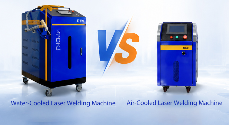 Luftgek&uuml;hlte vs. wassergek&uuml;hlte Laserschwei&szlig;maschine